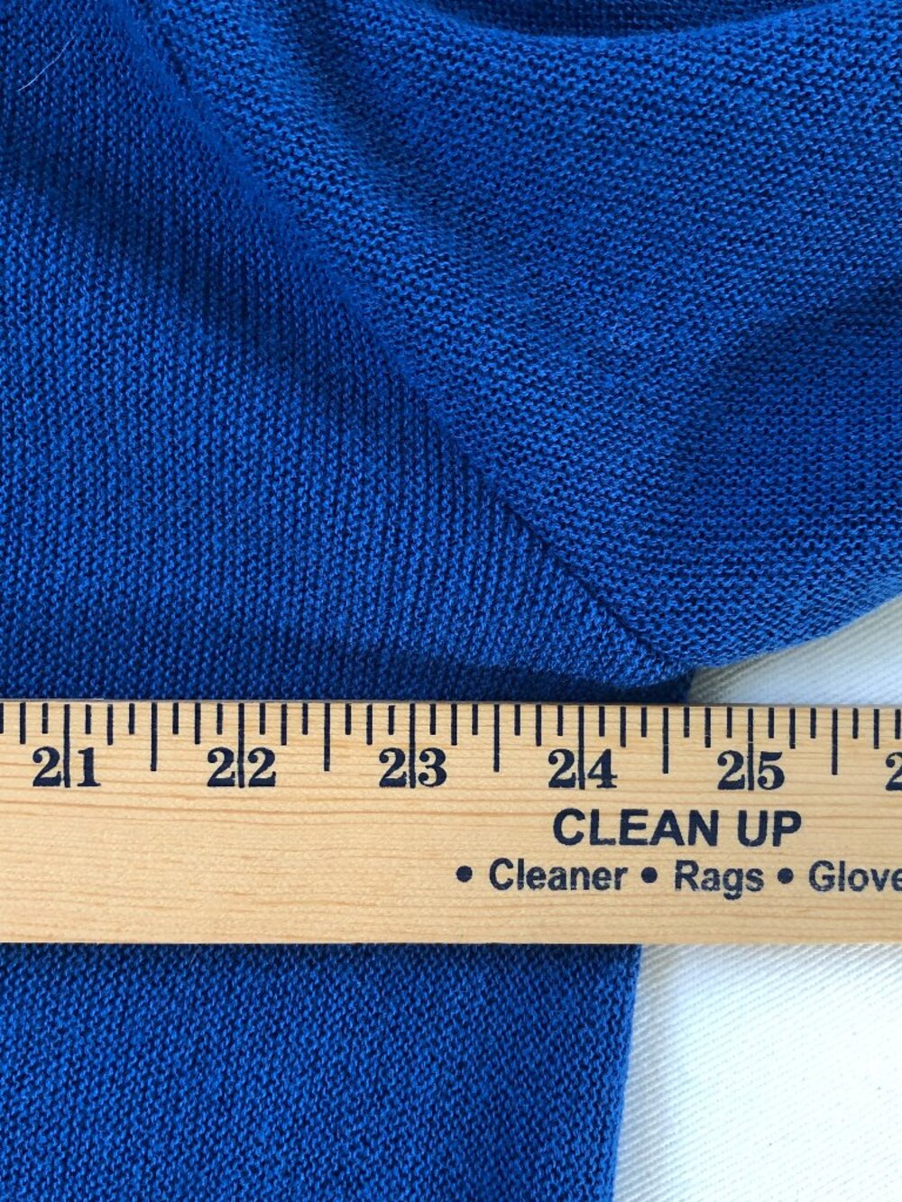 Vintage Izod Lacoste Cardigan Sweater Mens Large Blue Croc Logo 80s Large - Picture 8 of 10